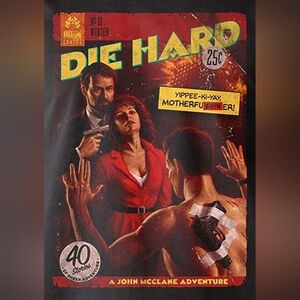 New FRIGHT RAGS "Die Hard" Pulp Novel MEDIUM T-shirt, Limited, Rare